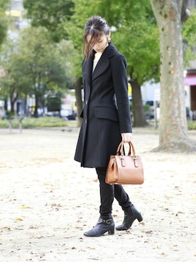 「PLAIN CLOTHING（プレーンクロージング）のアイテム」を使った、chikaさん（レディース・153cm）の秋コーディネート