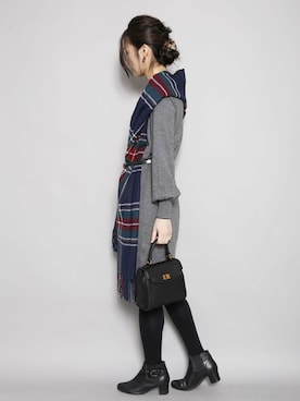 「PLAIN CLOTHING（プレーンクロージング）のアイテム」を使った、chikaさん（レディース・153cm）の秋コーディネート