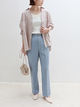 21春夏カラー追加 Vカットミュールサンダルを使った人気ファッションコーディネート Wear