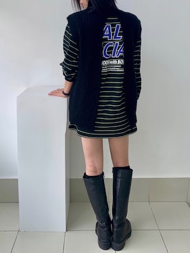 「CIEL（シエル）のアイテム」を使った、苗苗水さん（レディース・158cm）の秋コーディネート