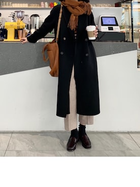 「CIEL（シエル）のアイテム」を使った、苗苗水さん（レディース・158cm）の冬コーディネート