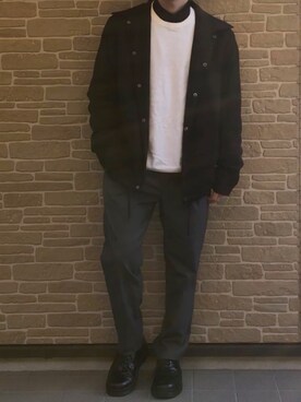 「やっぱりストリートが好き」｜「アイテム（ブルゾン）」を使った、ニタマサさん（メンズ・164cm）の冬コーディネート