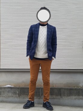 「ダニエルウェリントン」｜「アイテム（その他シューズ）」を使った、massaさん（メンズ・166cm）の冬コーディネート