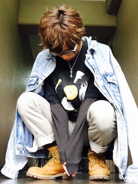 かめさん(メンズ・169cm)の冬コーディネート