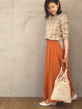 「YECCA VECCA（イェッカヴェッカ）のアイテム（パンプス）」を使った、yukiさん（レディース・160cm）の春コーディネート