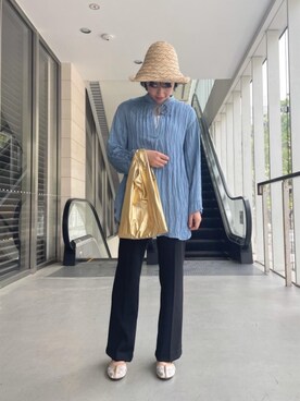 「BE-KILLY（ビーキリー）のアイテム」を使った、多田とも美さん（レディース・166cm）の春コーディネート