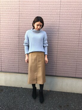 Ayaさん（レディース・164cm）の冬コーディネート