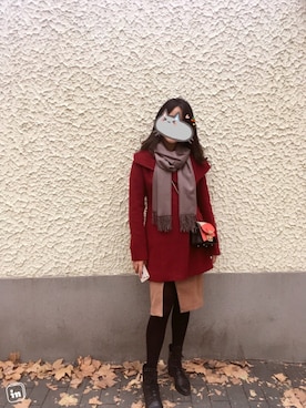 「URBAN RESEARCH（アーバンリサーチ）のアイテム（ダッフルコート）」を使った、Arcoirisさん（レディース・165cm）の秋コーディネート