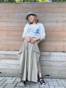 「beautiful people」｜結女さん（レディース・157cm）の春コーディネート