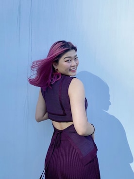 「TAN（タン）のアイテム」を使った、結女さん（レディース・157cm）の春コーディネート