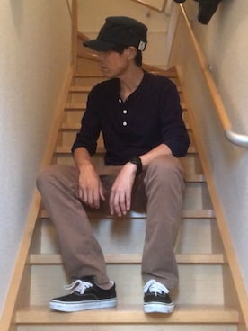 「CASIO(カシオ)のアイテム」を使った、taka4さん(メンズ・183cm)の夏コーディネート