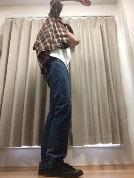 「FIVE BROTHER（ファイブブラザー）のアイテム」を使った、taka4さん（メンズ・183cm）の夏コーディネート