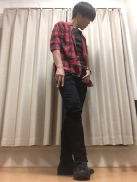 「OSHKOSH（オシュコシュ）のアイテム（トップス）」を使った、taka4さん（メンズ・183cm）の秋コーディネート