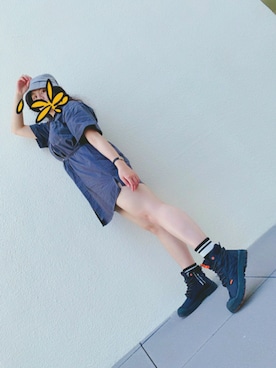 「カッコイイ女子」｜「アイテム（その他）」を使った、ᴄʜᴀʏᴀ x ﾁｬﾔさん（レディース・163cm）の秋コーディネート