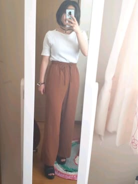 Mさん（レディース・150cm）の春コーディネート