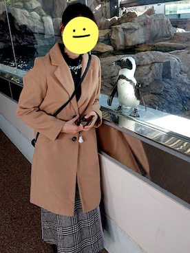 「水族館」｜「アイテム（ジャケット/アウター）」を使った、sen1097(フォロバ100%)さん（レディース・160cm）の冬コーディネート