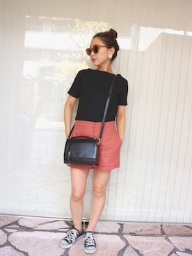 伊地知朋子さん（レディース・153cm）の春コーディネート