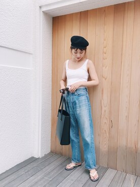 伊地知朋子さん(レディース・153cm)の夏コーディネート