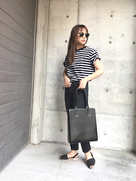 伊地知朋子さん（レディース・153cm）の夏コーディネート