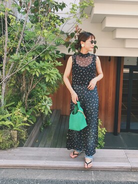 伊地知朋子さん(レディース・153cm)の夏コーディネート