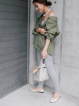 伊地知朋子さん（レディース・153cm）の秋コーディネート