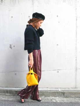 伊地知朋子さん(レディース・153cm)の秋コーディネート