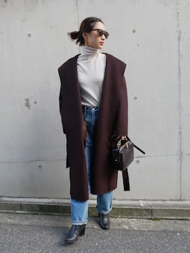 伊地知朋子さん（レディース・153cm）の秋コーディネート