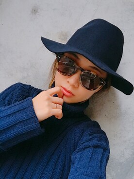 「Illesteva（イレステーバ）のアイテム」を使った、伊地知朋子さん（レディース・153cm）の秋コーディネート