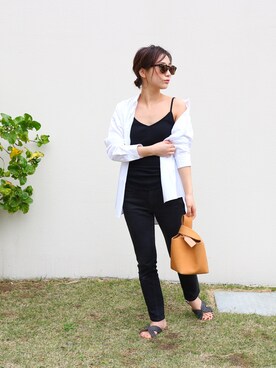 伊地知朋子さん（レディース・153cm）の冬コーディネート