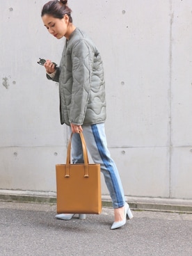 伊地知朋子さん（レディース・153cm）の冬コーディネート