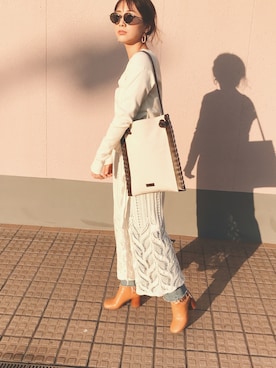 伊地知朋子さん（レディース・153cm）の春コーディネート