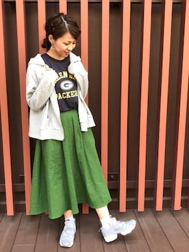 「リーボックラブ」｜MEGさん（レディース・160cm）の春コーディネート