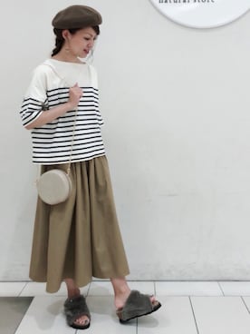 「スカーチョ」｜「アイテム（ワンピース/ドレス）」を使った、MEGさん（レディース・160cm）の夏コーディネート