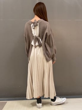 「ELENCARE DUE（エレンカーレデュエ）のアイテム」を使った、MEGさん（レディース・160cm）の冬コーディネート