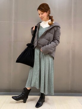 MEGさん（レディース・160cm）の冬コーディネート