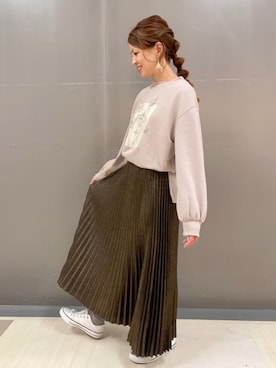 「イチゴチョコ」｜MEGさん（レディース・160cm）の冬コーディネート