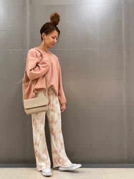 「Sugar spoon（シュガースプーン）のアイテム」を使った、MEGさん（レディース・160cm）の冬コーディネート