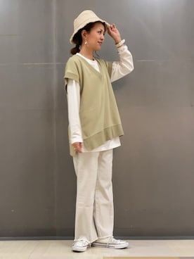 MEGさん（レディース・160cm）の春コーディネート