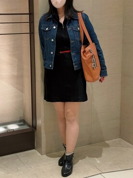 「雨の日」｜「アイテム（ワンピース/ドレス）」を使った、tsubasa harada    さん（レディース・151cm）の春コーディネート