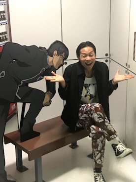 「秋のブラウンスタイル」｜「アイテム（ナイロンジャケット）」を使った、はりーさん（メンズ・172cm）の秋コーディネート