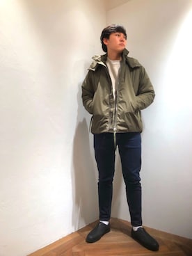 「Scye（サイ）のアイテム（トップス）」を使った、ふゆきさん（メンズ・171cm）の秋コーディネート