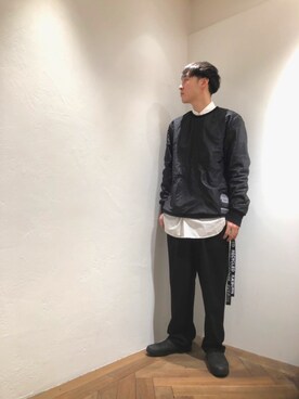 「HUF（ハフ）のアイテム（シューズ）」を使った、ふゆきさん（メンズ・171cm）の冬コーディネート