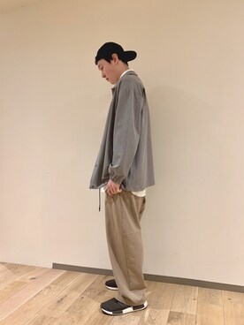 「Johnbull Private labo（ジョンブルプライベートラボ）のアイテム（その他アウター）」を使った、ふゆきさん（メンズ・171cm）の春コーディネート