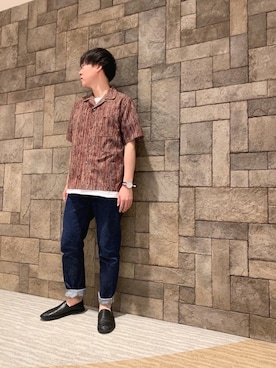 「Johnbull Private labo」｜ふゆきさん（メンズ・171cm）の春コーディネート
