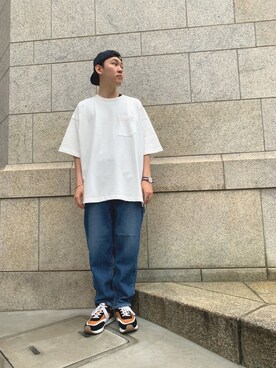 「Daniel Wellington（ダニエルウェリントン）のアイテム（アナログ腕時計）」を使った、ふゆきさん（メンズ・171cm）の夏コーディネート