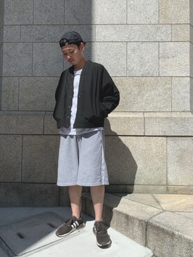 「Johnbull Private labo（ジョンブルプライベートラボ）のアイテム（Tシャツ/カットソー）」を使った、ふゆきさん（メンズ・171cm）の夏コーディネート