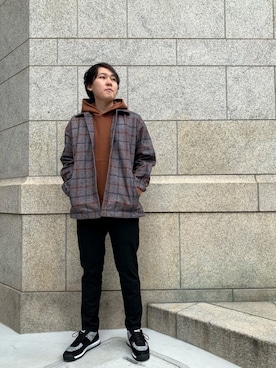 「Johnbull Private labo（ジョンブルプライベートラボ）のアイテム（その他アウター）」を使った、ふゆきさん（メンズ・171cm）の秋コーディネート