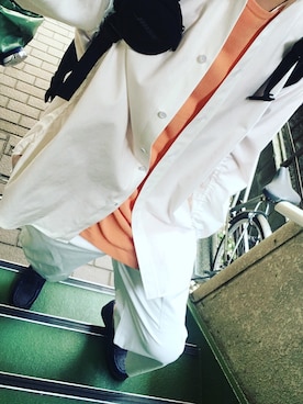 「Acne Studios（アクネストゥディオズ）のアイテム（モカシン/デッキシューズ）」を使った、sbyさん（メンズ・170cm）の春コーディネート