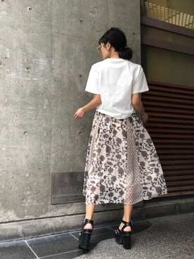 「ENVYM（アンビー）のアイテム（ワンピース/ドレス）」を使った、____AMIさん（レディース・167cm）の夏コーディネート