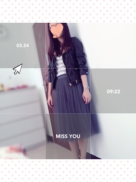 「salad（サラダ）のアイテム（ジャケット/アウター）」を使った、kamaさん（レディース・158cm）の春コーディネート